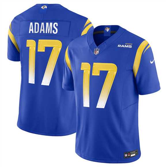 Men & Women & Youth Los Angeles Rams #17 Davante Adams Blue 2024 F.U.S.E. Vapor Untouchable Limited Stitched Jersey